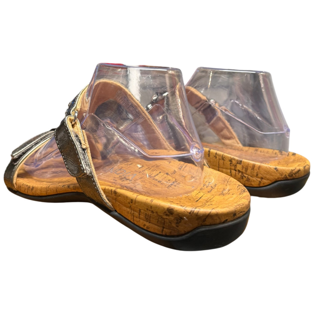VIONIC Viviana Women's 8 Orthotic Jeweled Metallic Bronze Sandal Comfort Shoe - Picture 7 of 14
